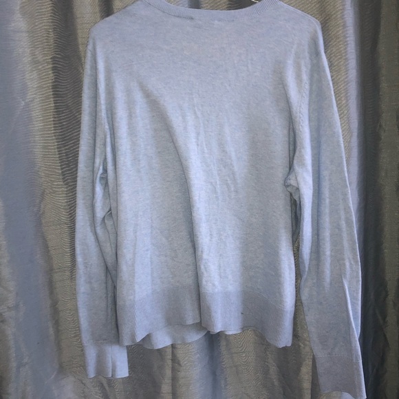 Ricki's XL Sky Blue Knit Sweater - button up- dress up or down - nice colour - Picture 2 of 7